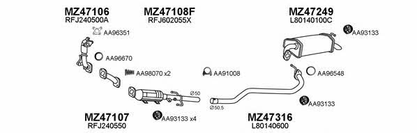  470101 Exhaust system 470101