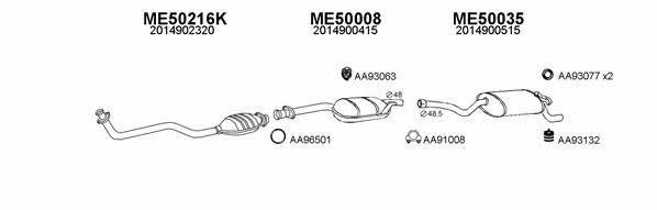  500003 Exhaust system 500003