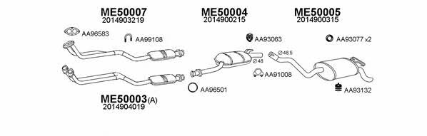  500010 Exhaust system 500010