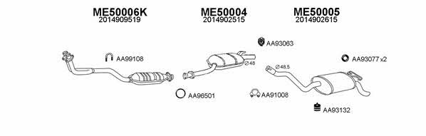 500011 Exhaust system 500011