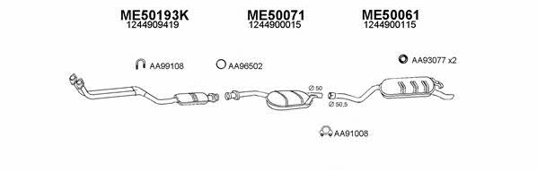  500020 Exhaust system 500020