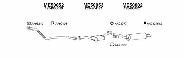  500022 Exhaust system 500022