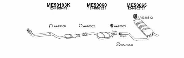  500026 Exhaust system 500026