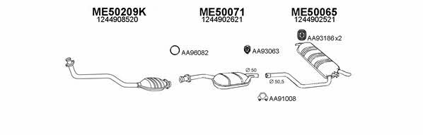  500028 Exhaust system 500028