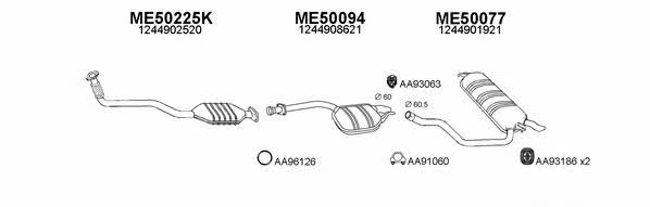  500033 Exhaust system 500033