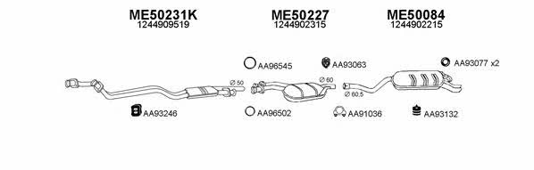  500037 Exhaust system 500037