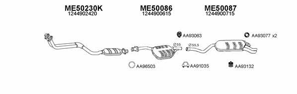  500040 Exhaust system 500040