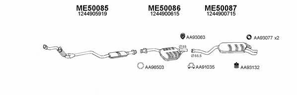  500041 Exhaust system 500041