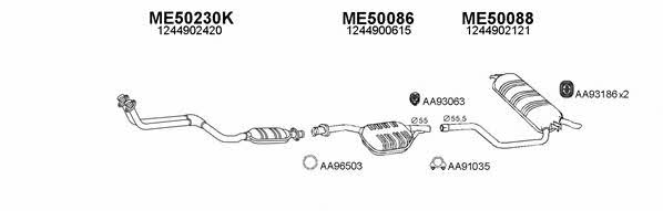  500047 Exhaust system 500047