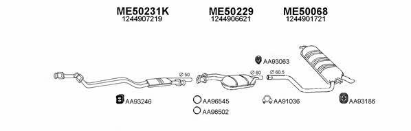  500050 Exhaust system 500050