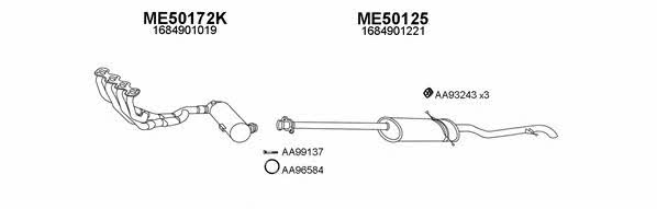  500051 Exhaust system 500051