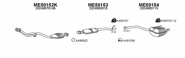  500059 Exhaust system 500059