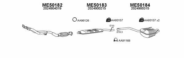  500063 Exhaust system 500063