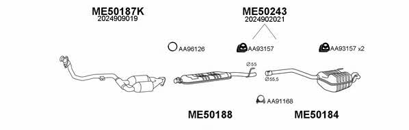  500064 Exhaust system 500064