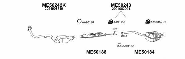  500069 Exhaust system 500069