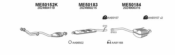  500071 Exhaust system 500071