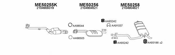  500081 Exhaust system 500081