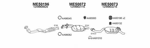 500082 Exhaust system 500082