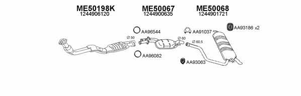  500085 Exhaust system 500085