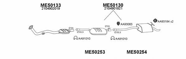  500097 Exhaust system 500097