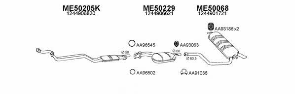  500108 Exhaust system 500108