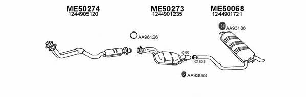  500109 Exhaust system 500109