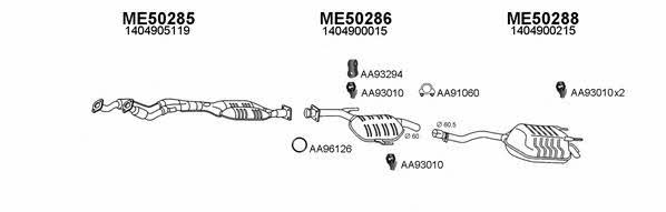  500113 Exhaust system 500113