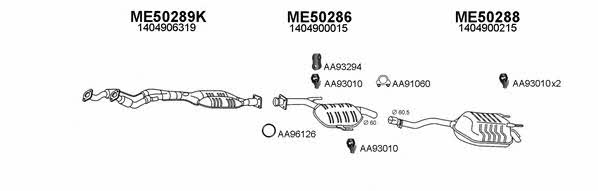  500114 Exhaust system 500114