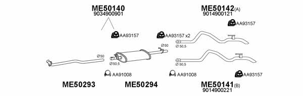  500120 Exhaust system 500120
