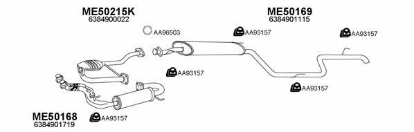  500135 Exhaust system 500135