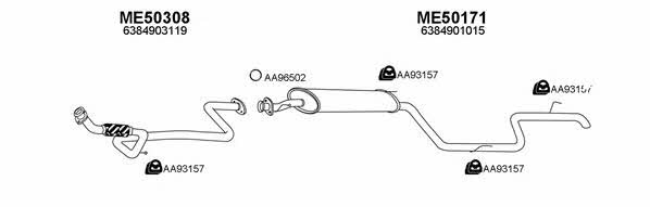  500138 Exhaust system 500138