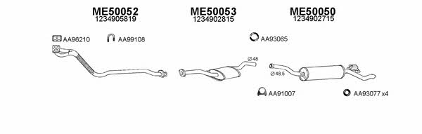  500148 Exhaust system 500148