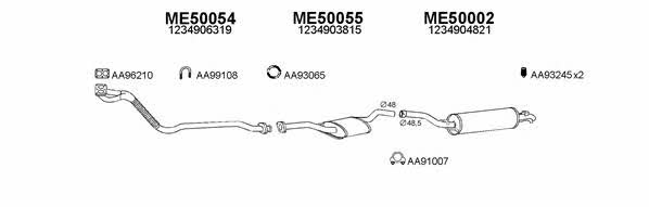  500149 Exhaust system 500149