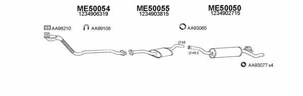  500150 Exhaust system 500150