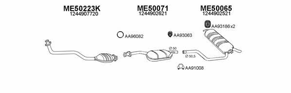  500155 Exhaust system 500155