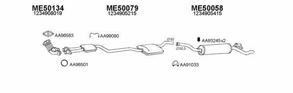 500157 Exhaust system 500157