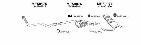  500160 Exhaust system 500160