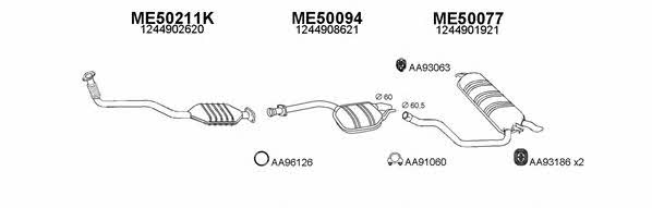  500161 Exhaust system 500161