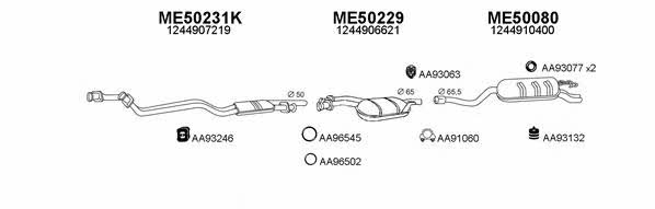  500164 Exhaust system 500164