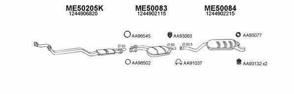  500170 Exhaust system 500170
