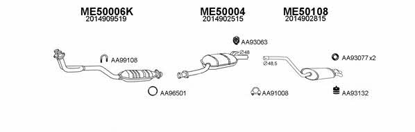 500190 Exhaust system 500190