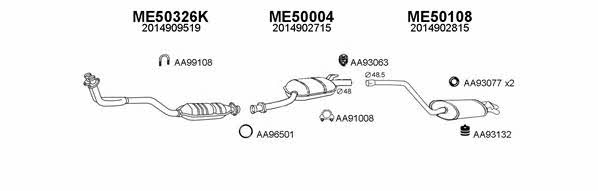  500191 Exhaust system 500191