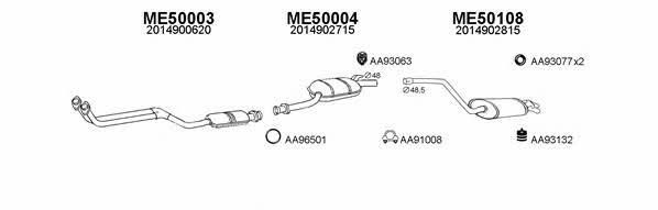  500192 Exhaust system 500192