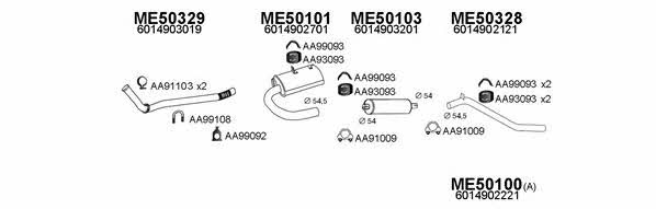  500200 Exhaust system 500200