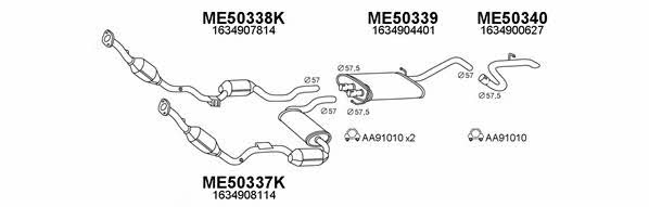  500206 Exhaust system 500206