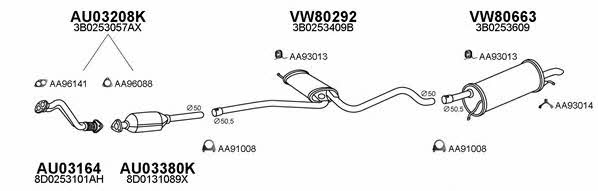 Veneporte 800419 Exhaust system 800419