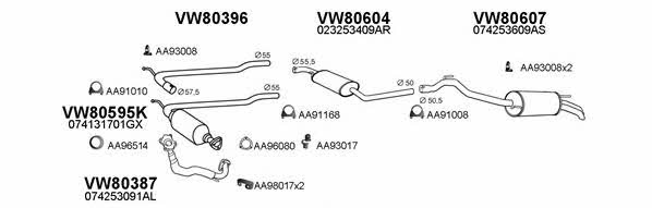  800427 Exhaust system 800427