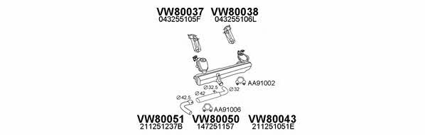  800507 Exhaust system 800507