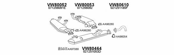  800526 Exhaust system 800526