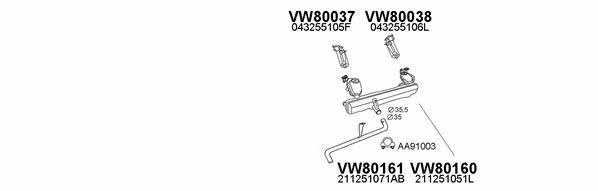  800546 Exhaust system 800546